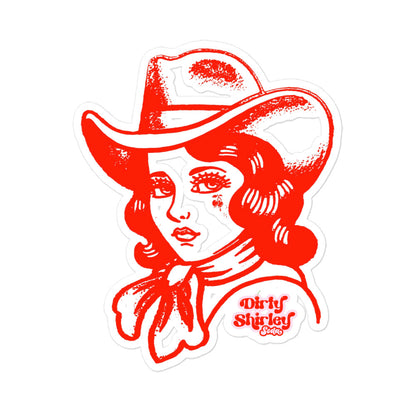 Cowgirls Don't Cry Sticker